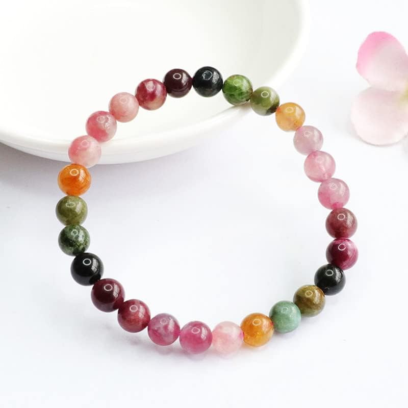 Rainbow Bracelet Beads Crystal Colored Gem Jewelry