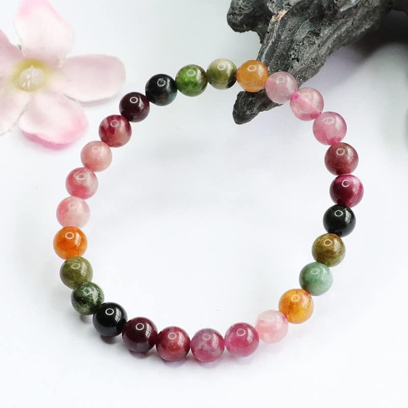 Rainbow Bracelet Beads Crystal Colored Gem Jewelry