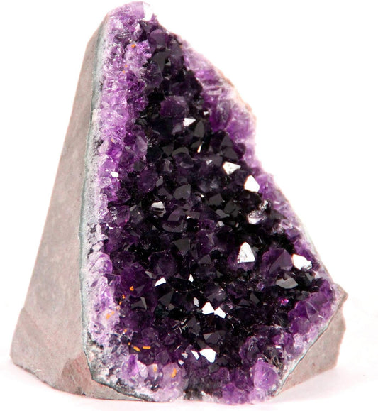 Extreme Rocks & Fossils Amethyst Cluster - 3 to 3.5 pounds of Powerful, deep Purple Crystals.