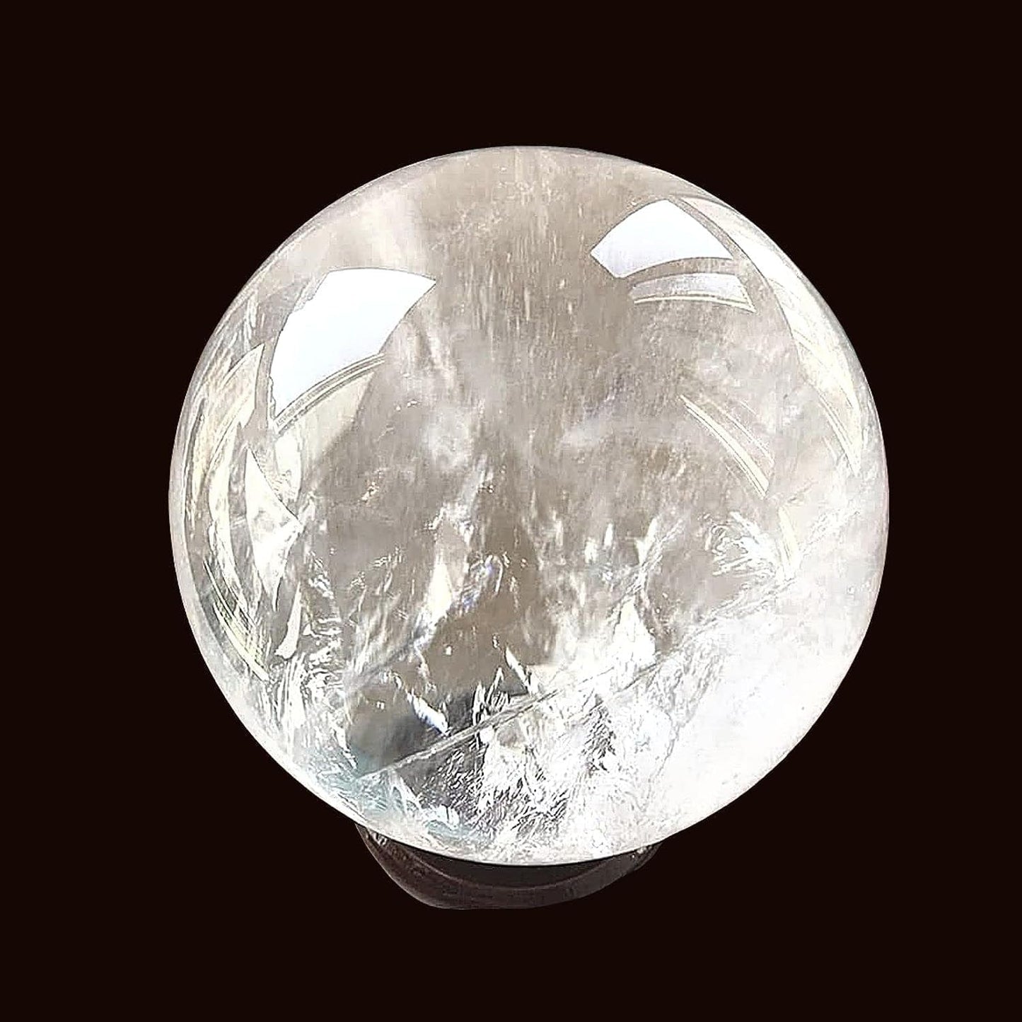 Natural Clear Quartz Crystal Ball,White Crystal Sphere Healing Crystal Ball